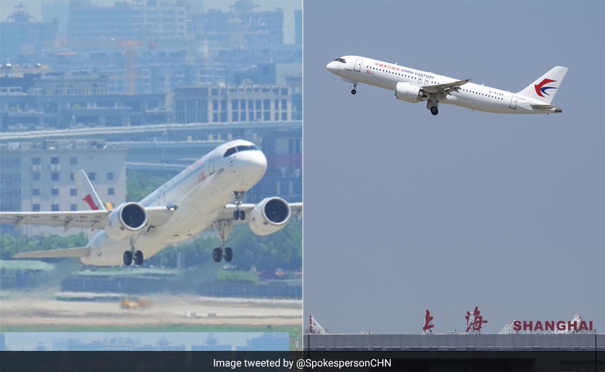China's First Domestically Built Plane C Makes Its Maiden Flight