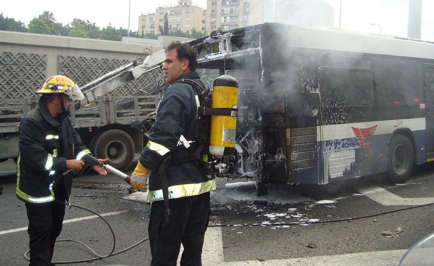 Pregnant Driver Evacuates Students Moments Before Bus Bursts Into Flames