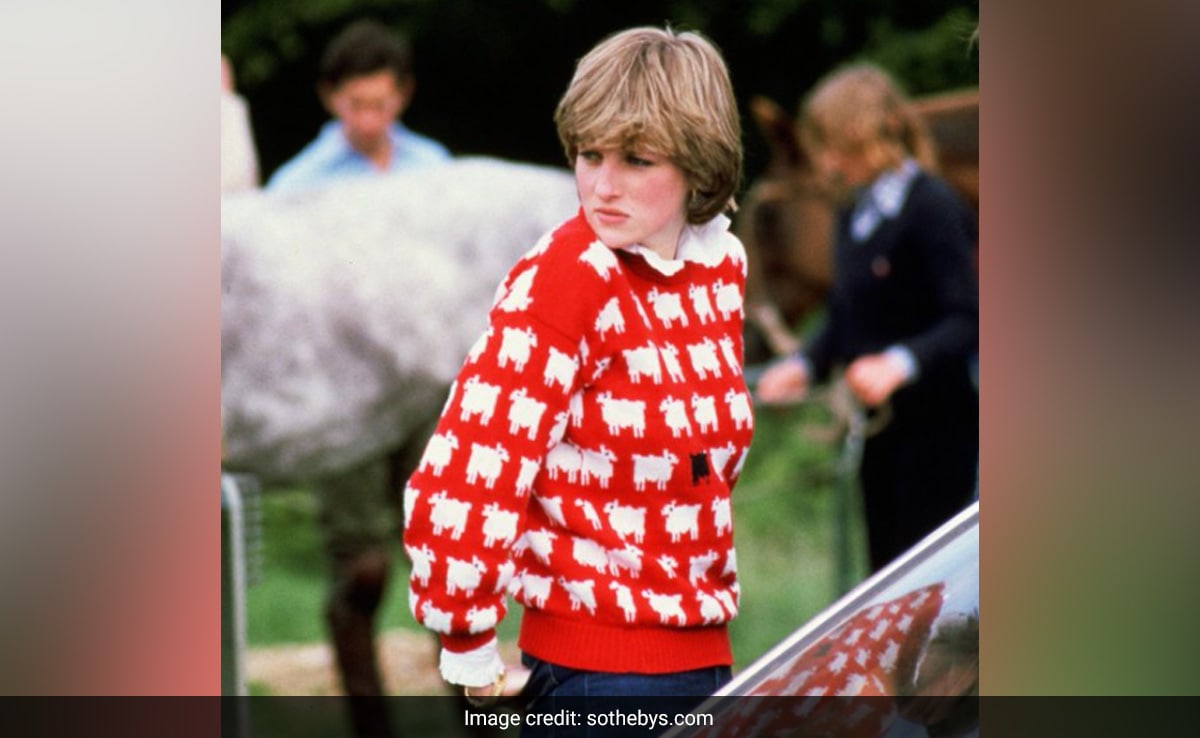 Princess Diana's Iconic 'Black Sheep' Sweater Sold For $