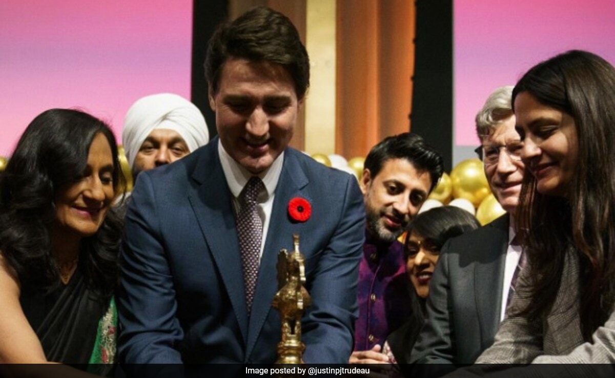"Symbol Of Light": Trudeau Attends Diwali Event In Canada Amid India Row