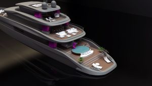 Meter Superyacht Concept aStøne is a Riot of Colors