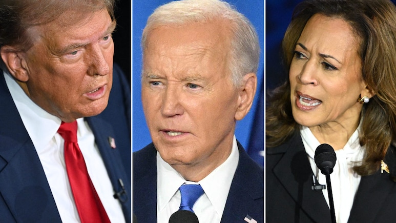 Donald Trump Slams Kamala Harris, Joe Biden In “Dark Speech”