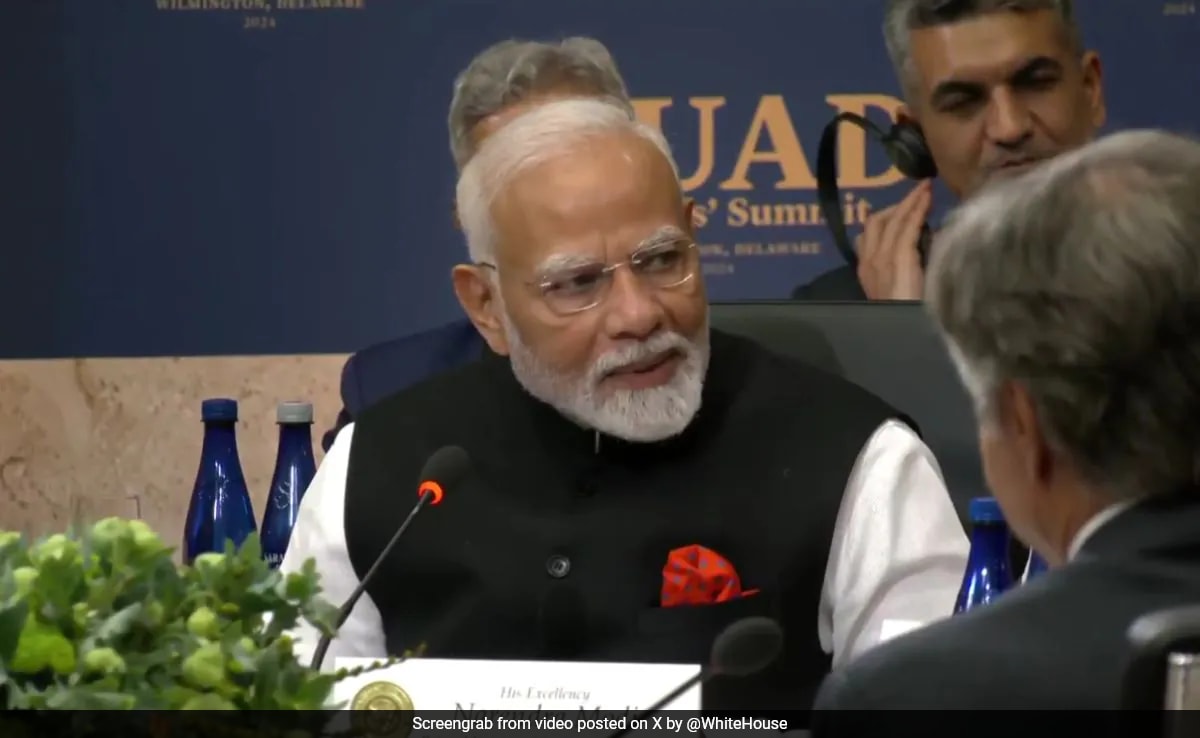 "Free, Open Indo Pacific Is Our Shared Priority": PM Modi At Quad Summit