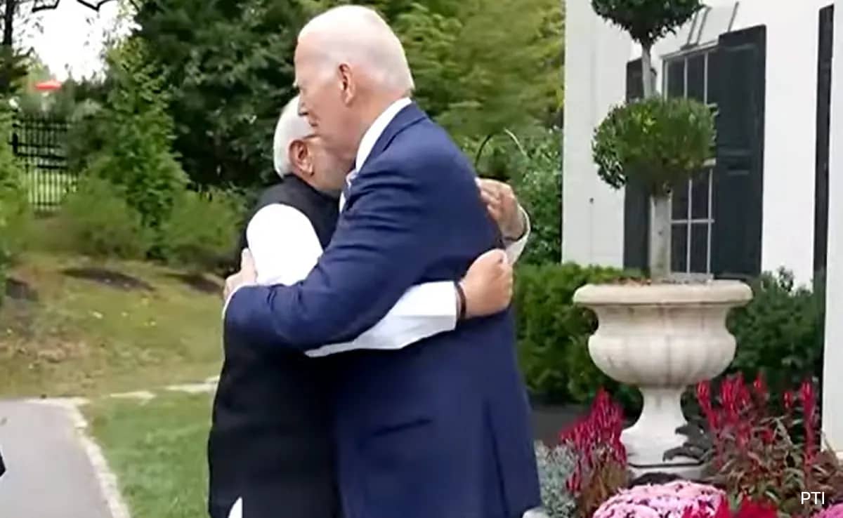 Joe Biden Welcomes PM Modi With A Hug, India US Bilateral Talks Begin
