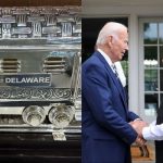 PM Gifts Biden A Silver Hand Engraved Train Model, Jill A Pashmina Shawl