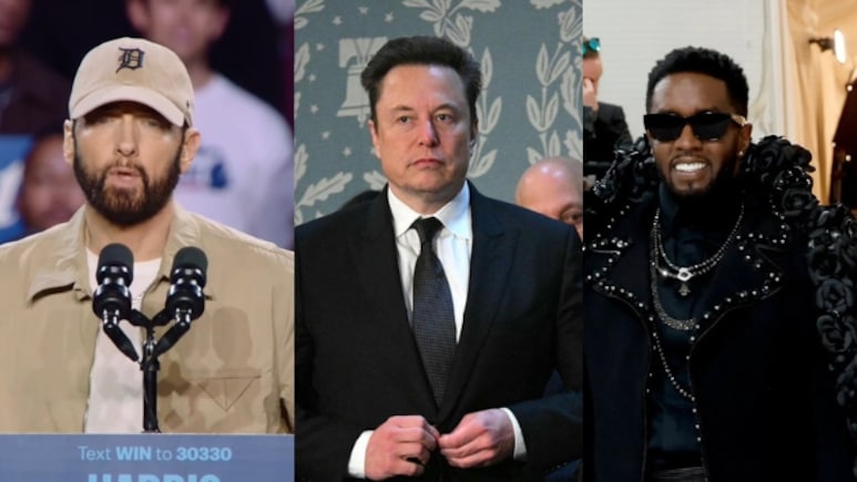 Elon Musk Angers Eminem Fans With "Diddy" Remark After Obama Rally
