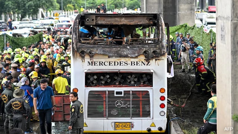 School Bus With Students Catches Fire In Thailand, Multiple Feared Dead