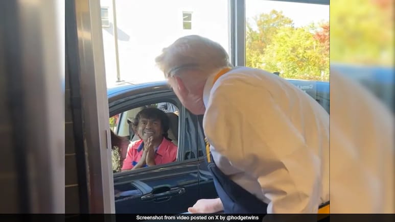 Watch: Trump's Heartfelt Interaction With Indian Couple At McDonald's