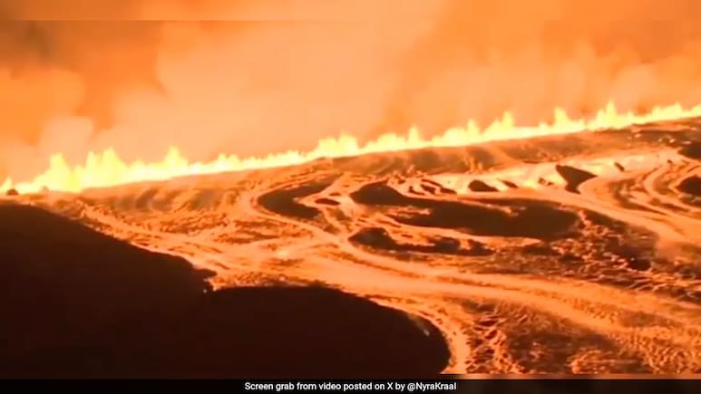 Famous Iceland Geothermal Spa Covered In Lava Post Volcanic Eruption