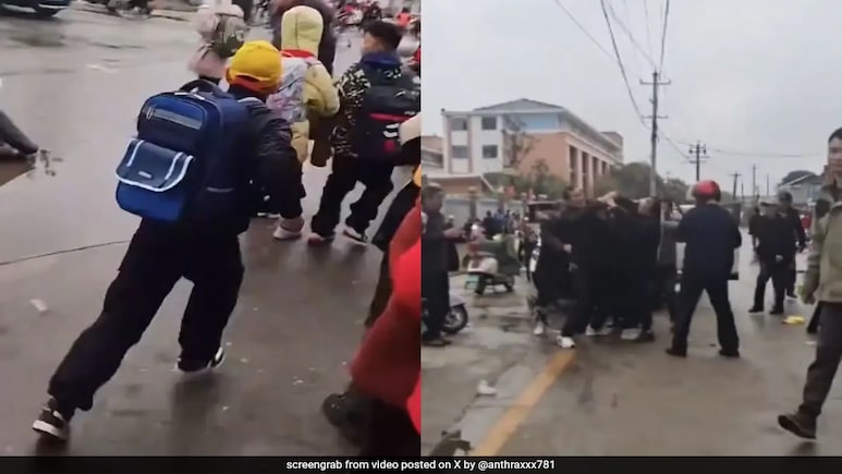 Many Children Injured In Car Crash Outside China School