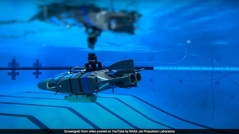 NASA Tests Tiny Underwater Robots Set To Check For Life On Jupiter's Moon