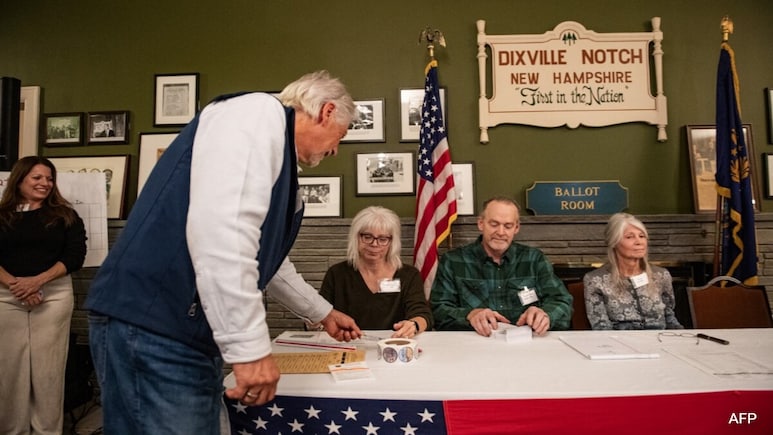 New Hampshire Hamlet Tied In First US Election Day Votes
