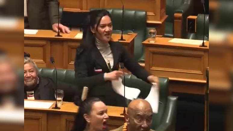 New Zealand MP Leads Traditional Dance, Rips Up Copy Of Bill In Parliament