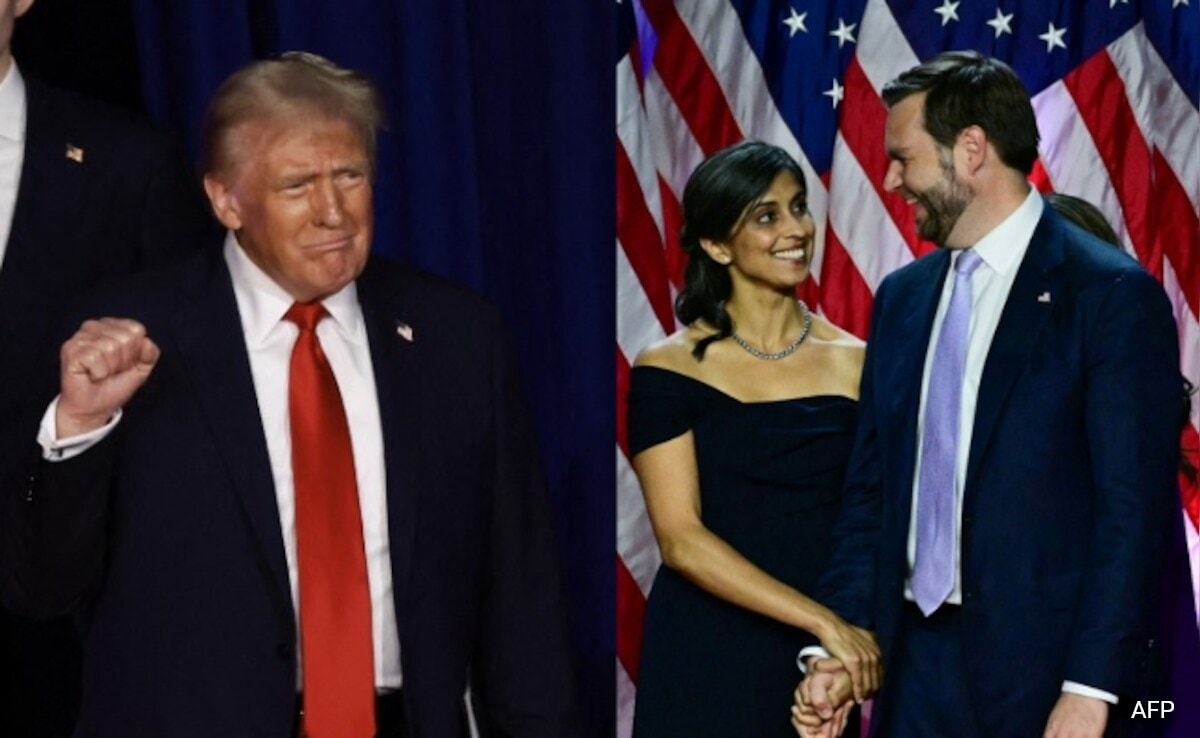 "Now I Can Say Vice President": Trump's Shout Out To JD Vance, His Wife Usha