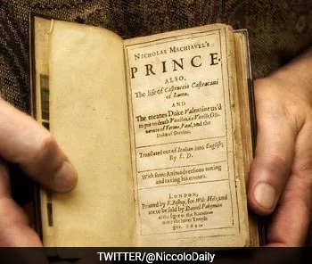 Rare Edition Of Machiavelli's 'The Prince' To Fetch Rs