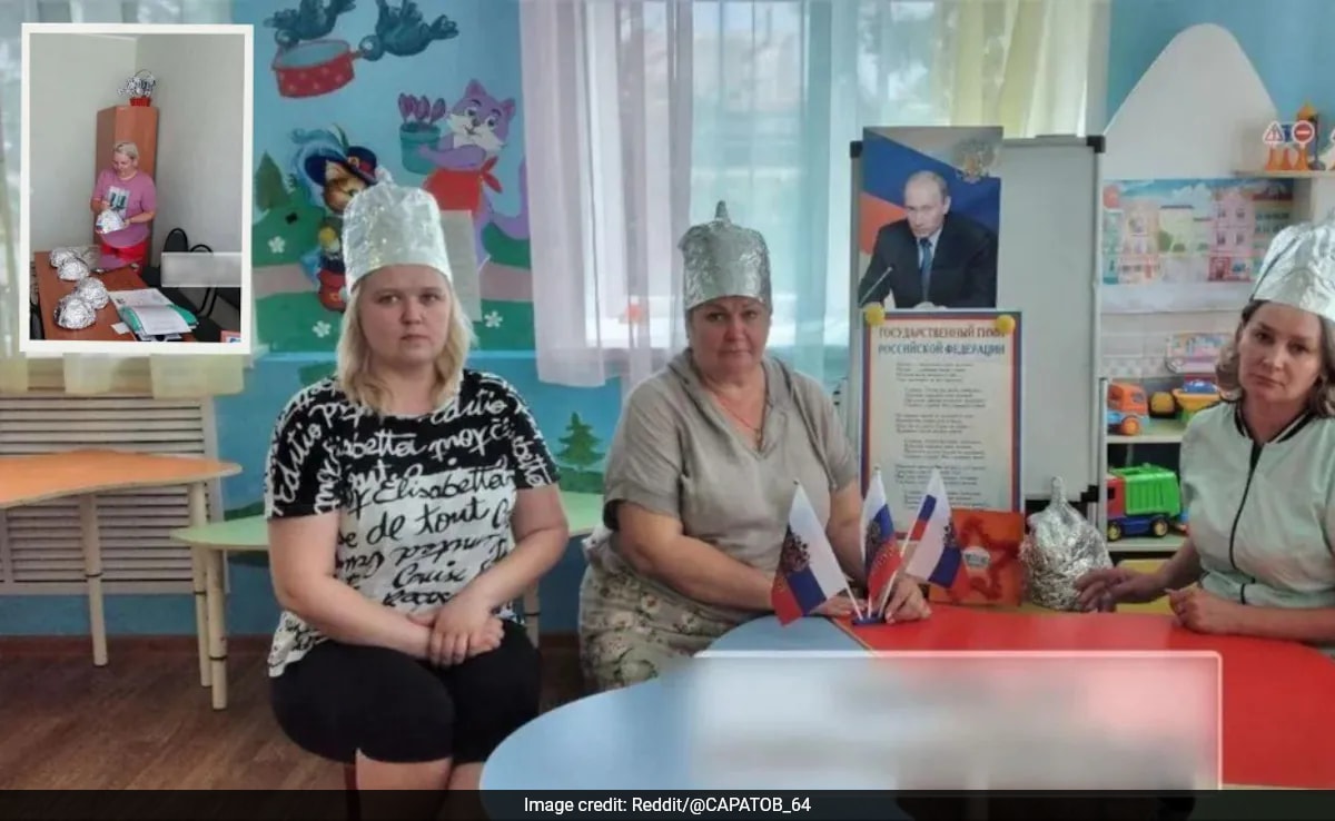 Russian Teachers Pranked Into Wearing Tinfoil Hats To Fight "Evil NATO" Plot
