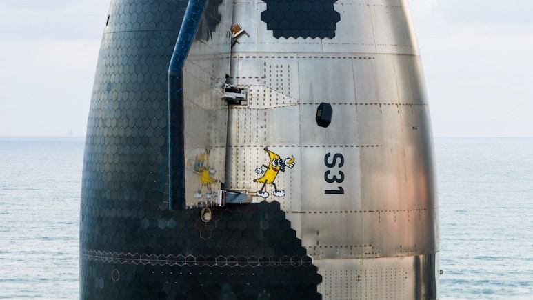 SpaceX Put A Banana Sticker On Its Starship