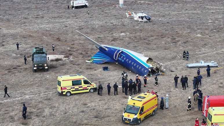 Azerbaijan Plane Shot Down "Accidentally" By Russian Missile: Report