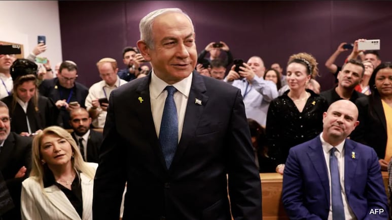 Israel's Netanyahu Rejects "Ridiculous" Charges At Corruption Trial