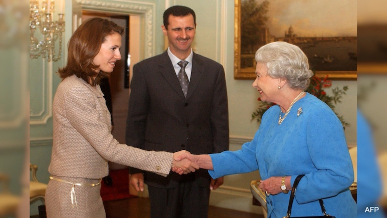 Queen Elizabeth II's Signed Portrait Found In Bashar Al Assad's Palace