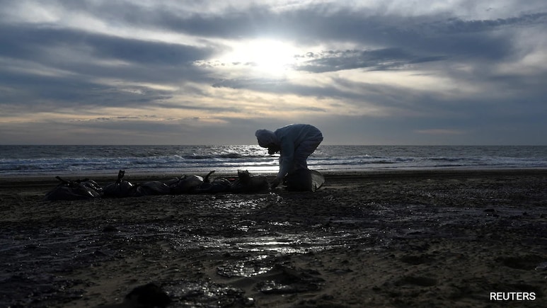 Russian Region Declares Emergency As Black Sea Oil Spill Fallout Widens
