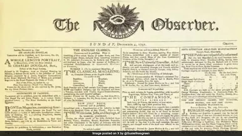 UK's Guardian Agrees Sale Of 'The Observer', World's Oldest Sunday Paper