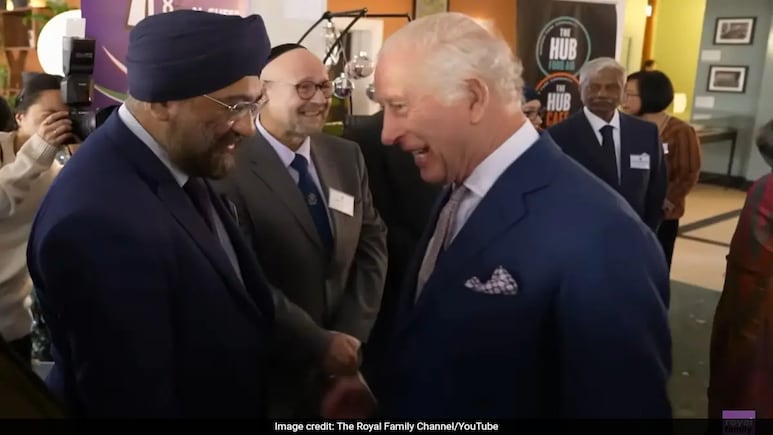Watch: Indian Origin Man Asks King Charles About His Health
