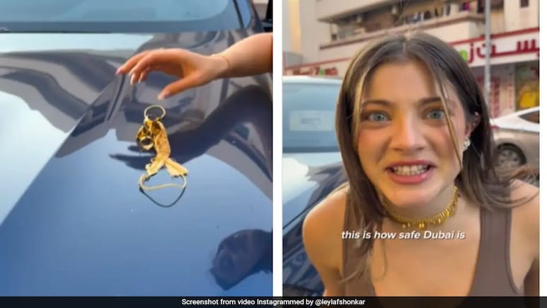 Watch: Influencer Leaves Jewellery On Car Bonnet To Test Dubai's Safety