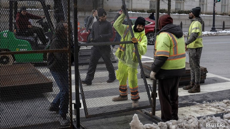 , Soldiers, , Cops: Washington Turns Fortress For Trump Inauguration