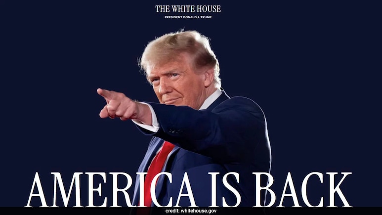 "America Is Back": White House Website Gets New Look Under Trump