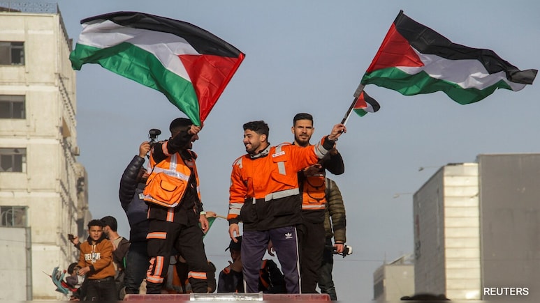 "Feel Alive Again": Gazans Cheer As Israel Hamas Ceasefire Kicks Off