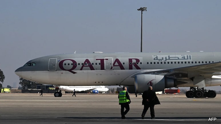 First Qatari Flight Lands In Syrian Capital Damascus After Nearly Years
