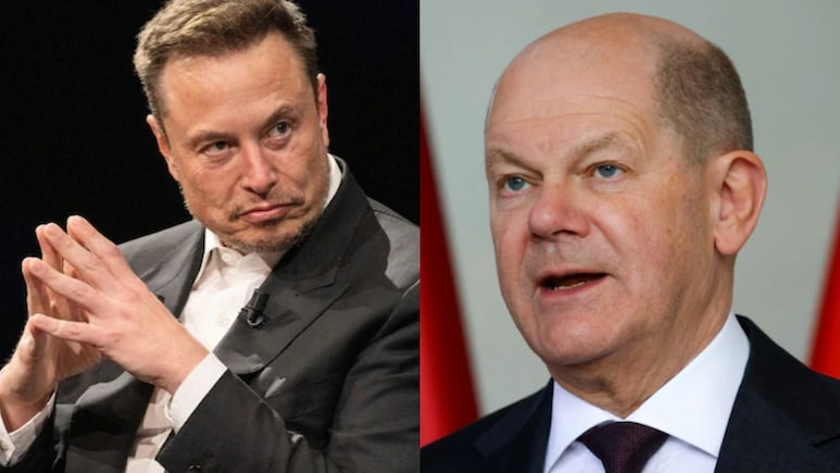 On German Chancellor Olaf Scholz's Remark, Musk's "Oaf" Comeback