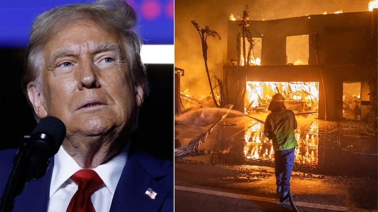 Trump Alleges California Burning As Governor Tried To Save "Worthless" Fish