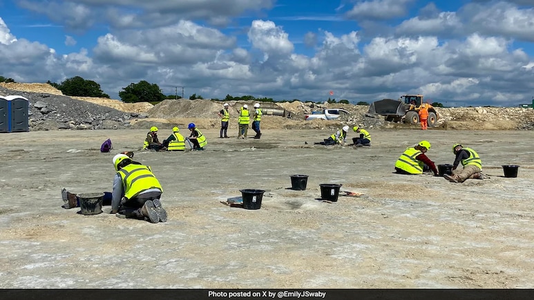 UK's Biggest Dinosaur Footprint Site Unearthed Dating Back Million Years