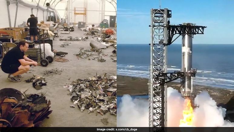 X Post Shows SpaceX's "How It Started" vs "How Its Going" Pics, Musk Responds