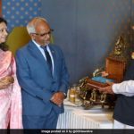 PM Modi Gifts Banarasi Saree To First Lady Of Mauritius, Brinda Gokhool