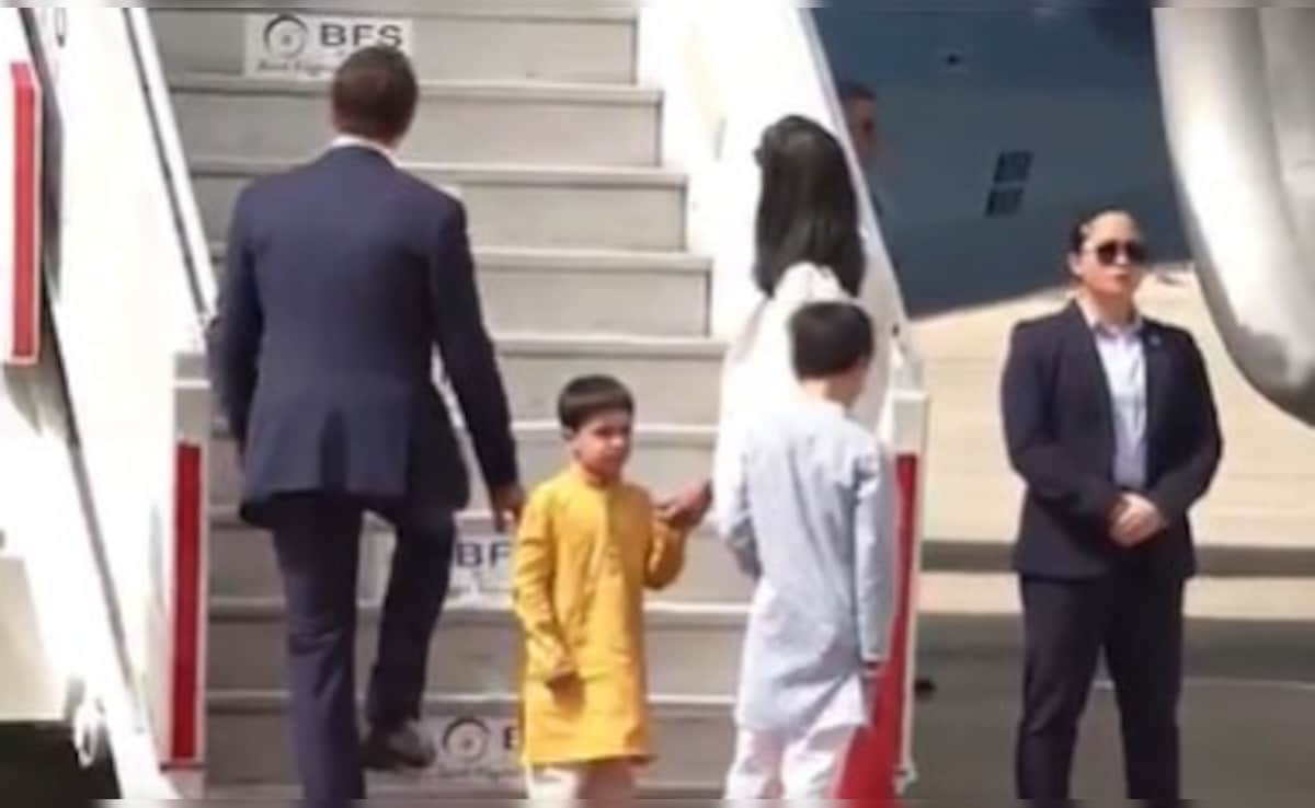 Kurta Pyjamas, Anarkali: JD Vance's Children Land In India In Ethnic Attire