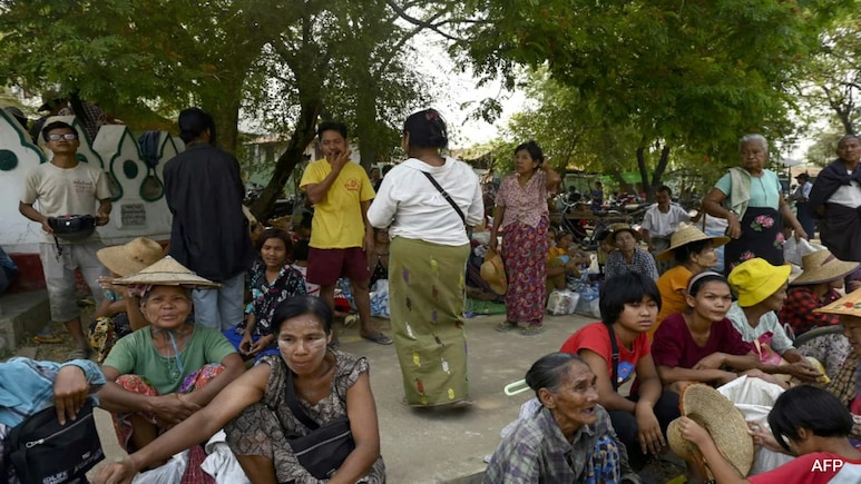 "Murderer": Protest As Quake Hit Myanmar Junta Chief Joins Bangkok Summit