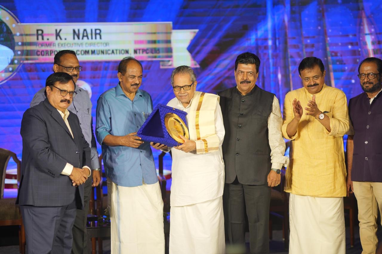 Veteran PR leader R.K. Nair honored with lifetime achievement at “Tusker Awards”