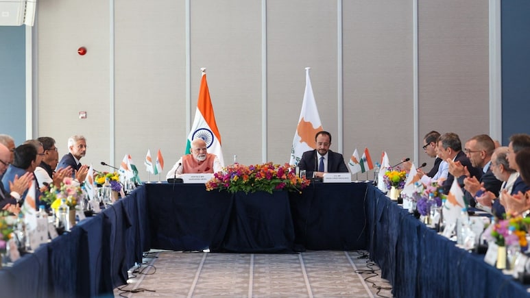 "% Of World's Digital Transactions Take Place In India Through UPI": PM Modi In Cyprus