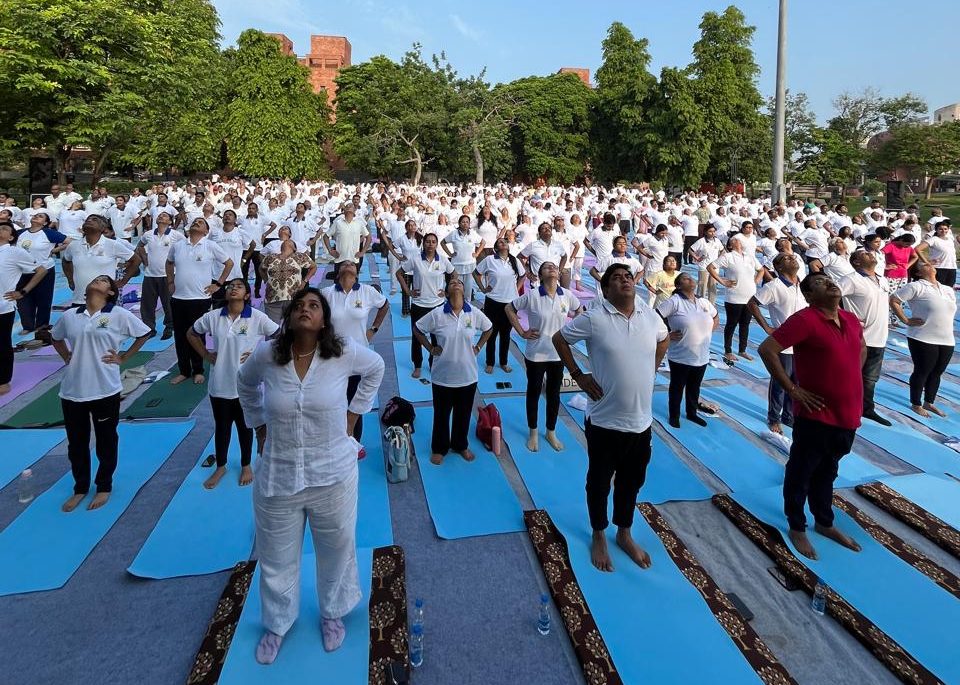 HUDCO Yoga Day