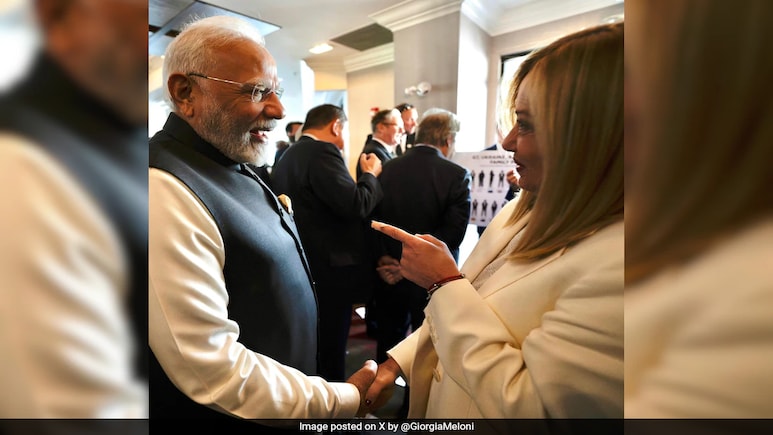 Italy's Giorgia Meloni Posts Pic With PM Modi At G Summit