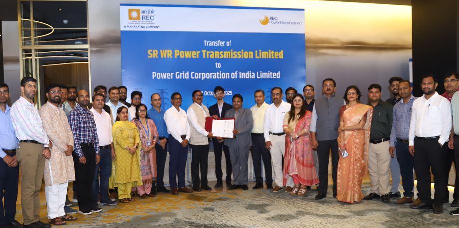 RECPDCL Hands Over SR WR Power Transmission Limited