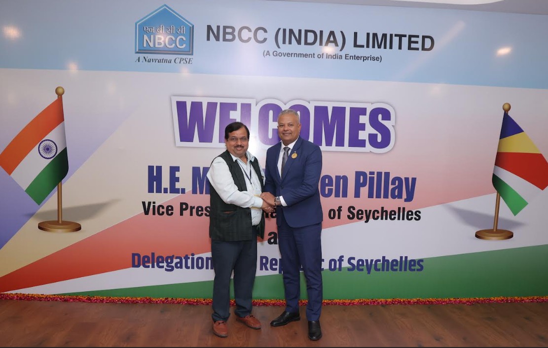 Vice President of the Republic of Seychelles H E Mr Sebastien Pillay Visits NBCC Headquarters