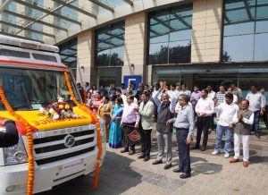 NBCC Flags Off Lifesaving Ambulance for Hanley, Ladakh under CSR Initiative